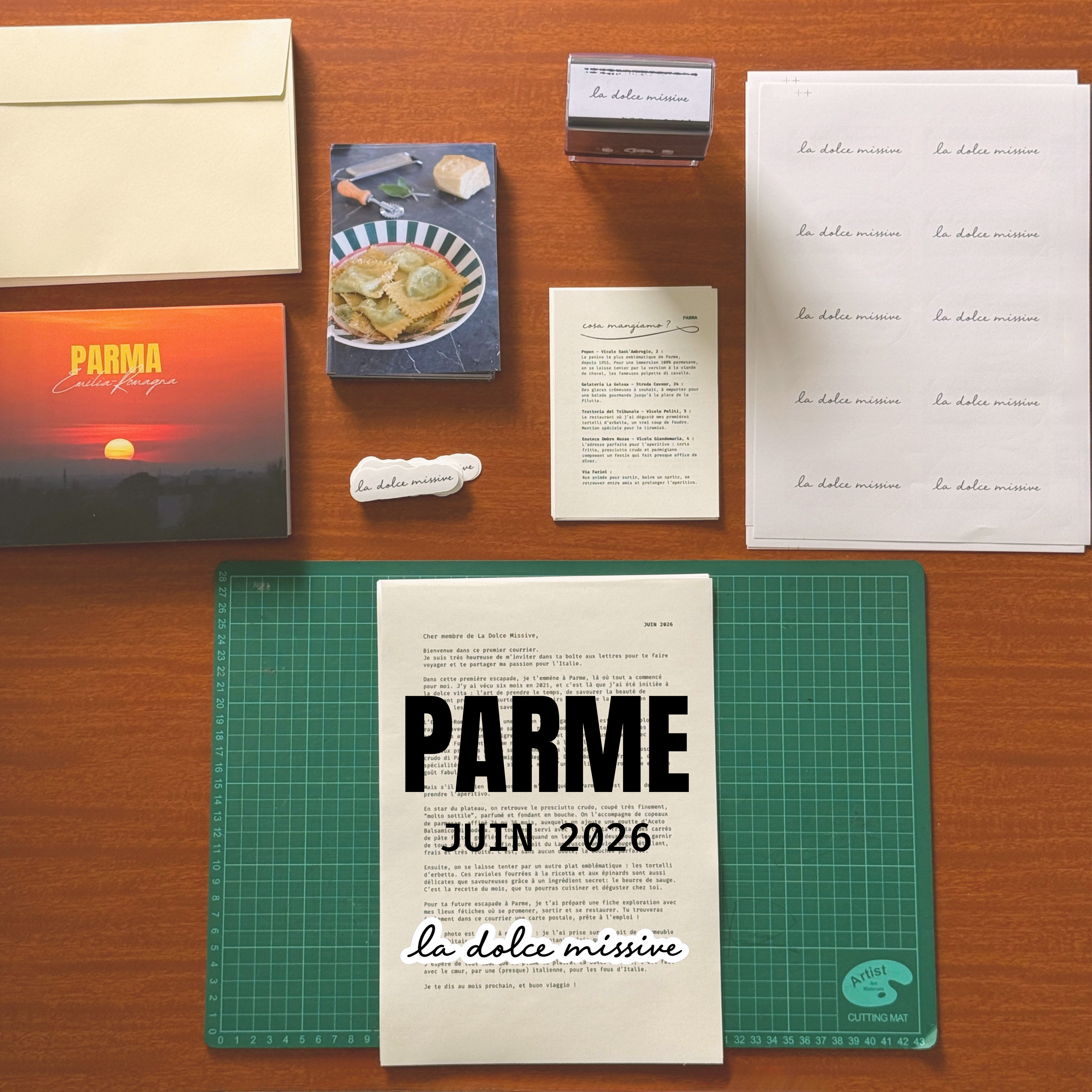 Mail Club La Dolce Missive — Abonnement mensuel
