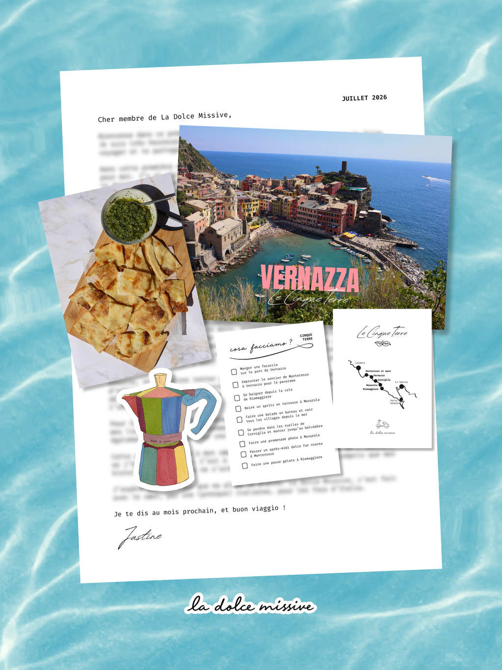 CINQUE TERRE - Juillet 2026, archives de La Dolce Missive
